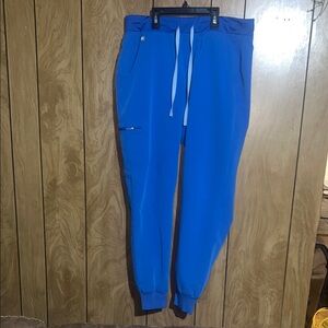 Figs Blue Drawstring Jogger Pants